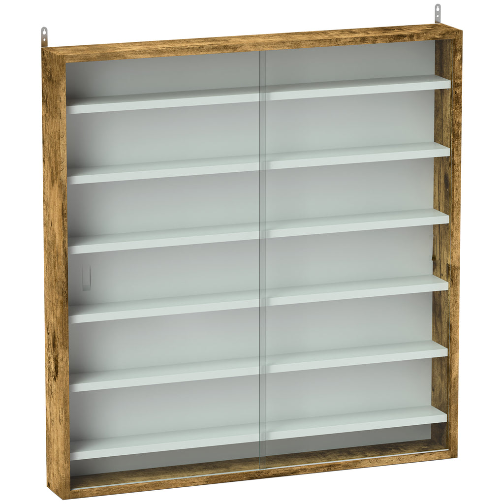 basketet castorage display doors glass six storage - Image 1