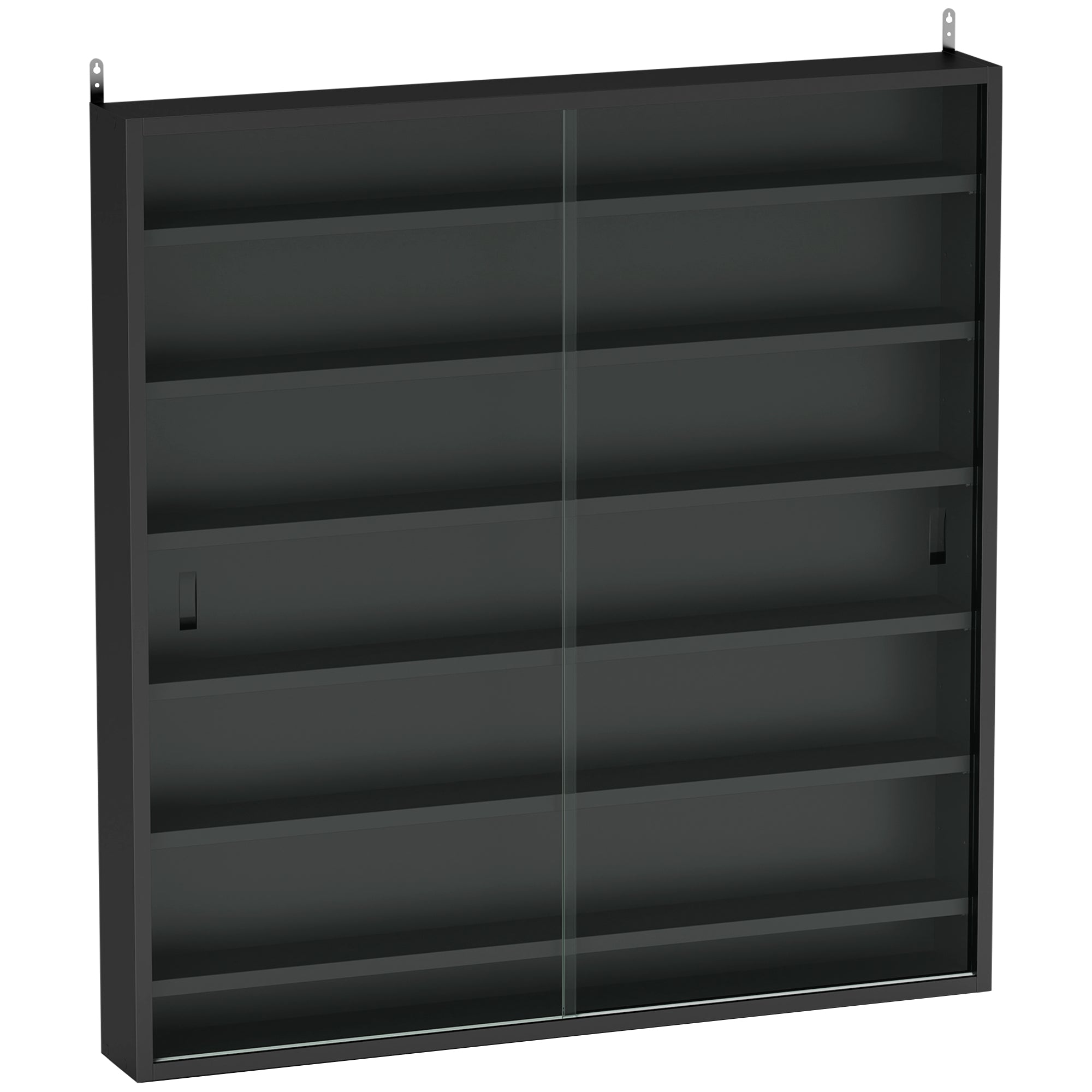 basketet castorage display doors glass six storage - Image 3