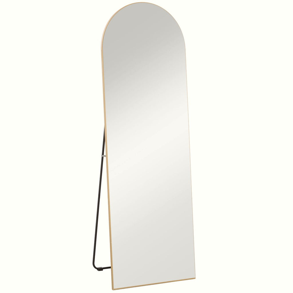 Full Length Mirror - Gold Tone Arched Design - Image 1