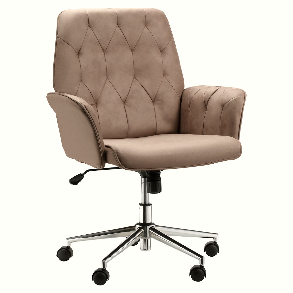 Office Chair - Microfibre Desk Seat with Adjustable Height - Image 1