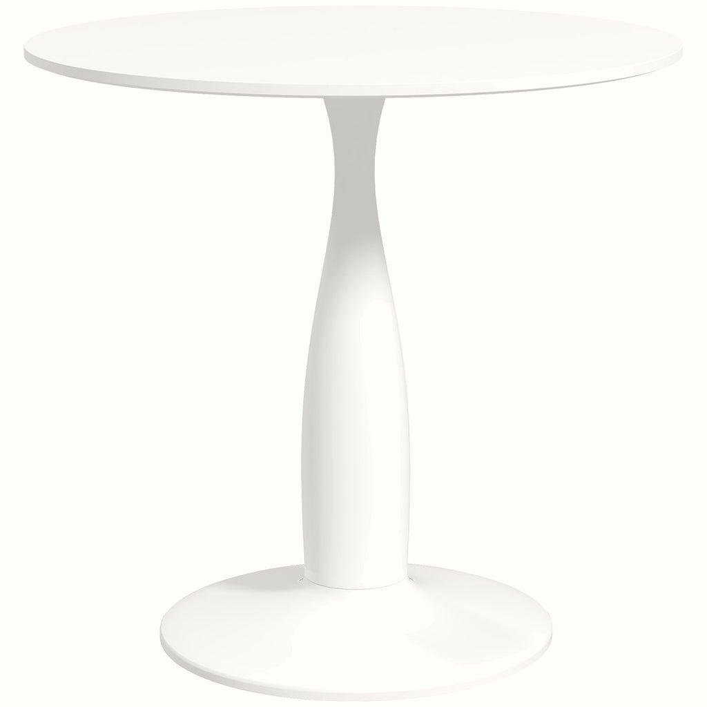Round Dining Table - Steel Base with Non-Slip Feet - Image 1