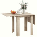 Drop Leaf Dining Table - Versatile Wood Effect Design - Image 1
