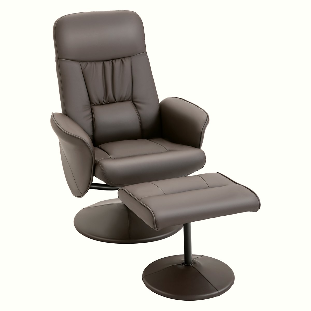 Leather Recliner Chair - High Back Comfort Armchair - Image 1