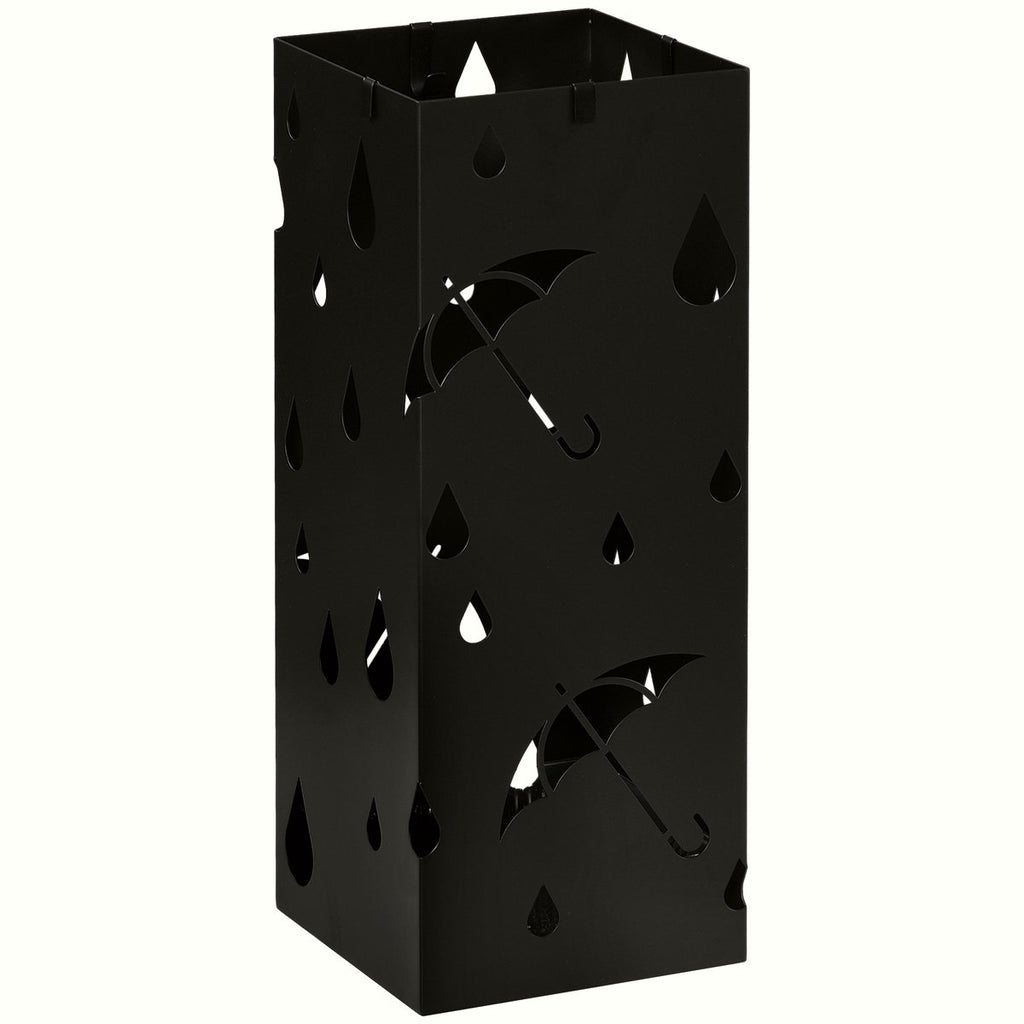 Steel Umbrella Stand - Hallway Storage with Drip Tray - Image 1