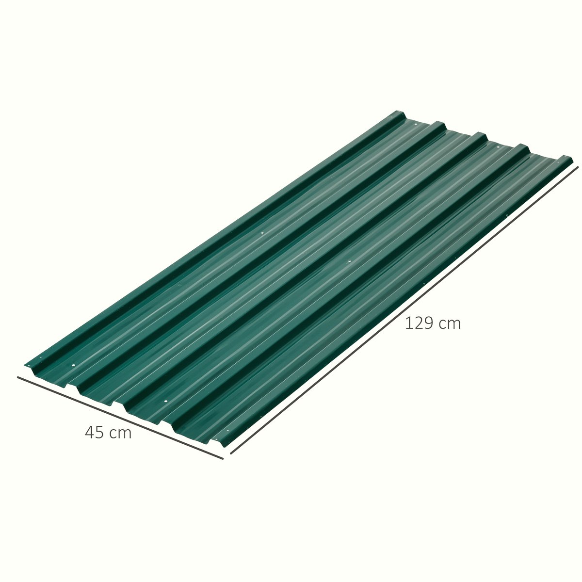 Corrugated Steel Roof Panels - Green Industrial Grade - Image 3